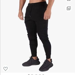 Black joggers